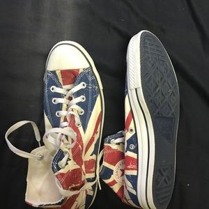 limited edition british flag converse